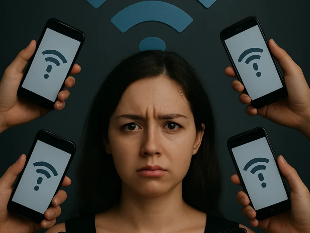 Multiple devices connected causing slow WiFi